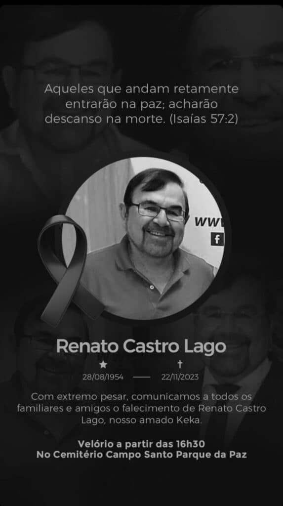 Renato Lago,tintas Lux,morre
