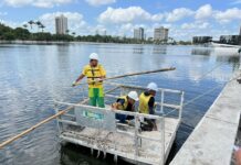 PMCG e especialistas da UFCG e UEPB chegam a consenso sobre fenômeno que ocorreu no Açude Velho açude velho
