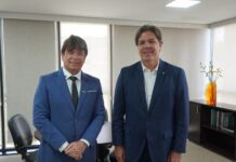 Presidente da FIEPB recebe em João Pessoa ministro das Comunicações cassiano ministro