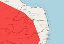 GRANDE PERIGO: Inmet emite novo alerta vermelho de chuvas na Paraíba aviso inmet