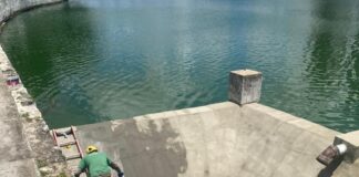 Prefeitura de Campina Grande realiza manutenção no sangradouro do Açude Velho sangrador açude velho