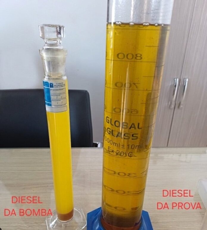 combustivel adulterado