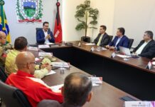 Lucas Ribeiro reúne forças de segurança para discutir ações de combate ao crime lucas seguranca